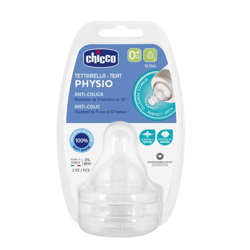 Chicco Physio Teat 0M+ 2Pcs