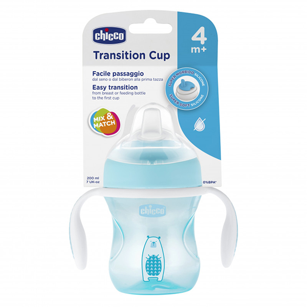Chicco Transition Cup 4M+ Boy 200ML