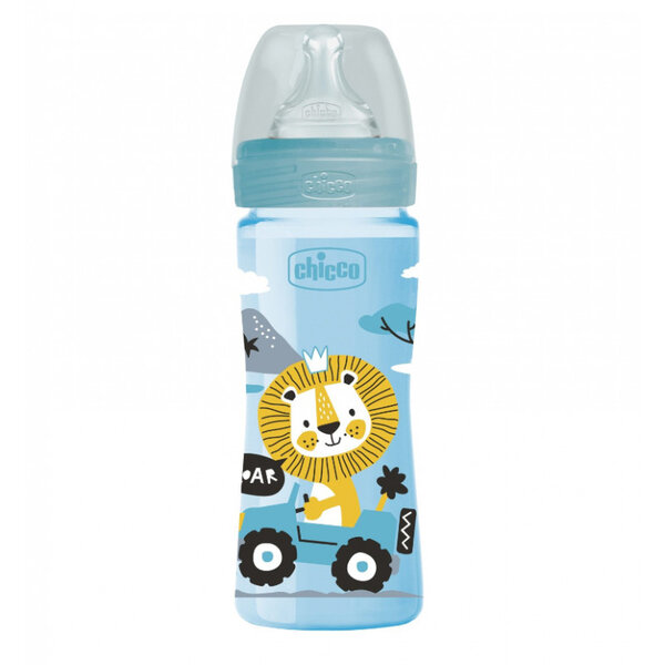 Chicco Well Being Bottle Colors Blue 250ML