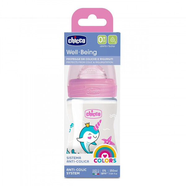 Chicco Well Being Bottle Colors Girl 150ML