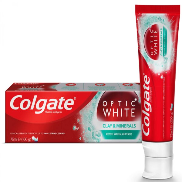 Colgate Optic White Clay&Mineral Toothpaste 75ML