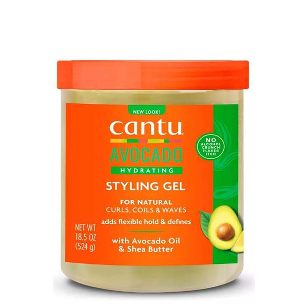 Cantu Avocado Oil & Shea Butter Styling Gel 524Gr