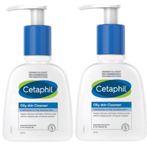 Cetaphil Oily Skin Cleanser Face Wash 236Ml Offer (1+1)