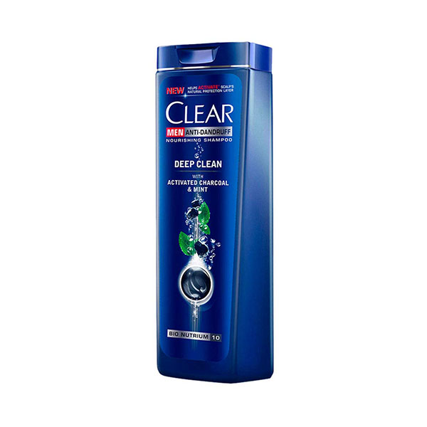 Clear Men Deep Cleanse with Activated Charcoal & Mint Shampoo 360ml