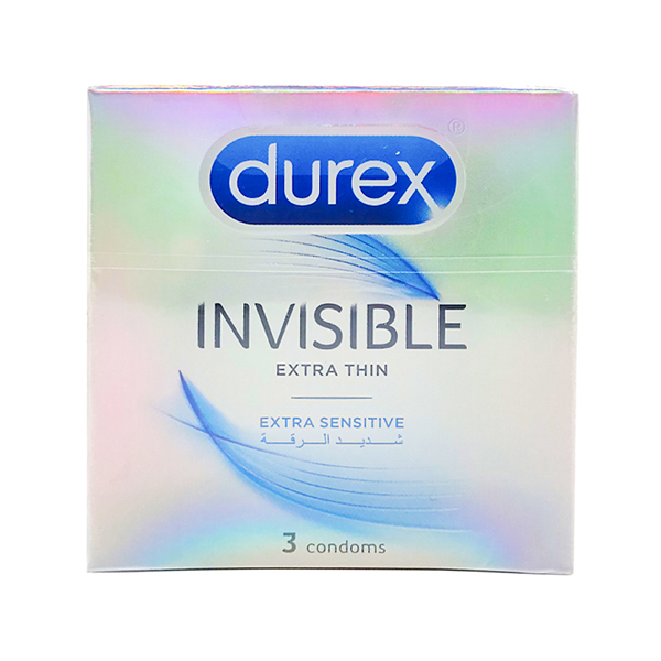 Durex Invisible Extra Thin 3 Condom