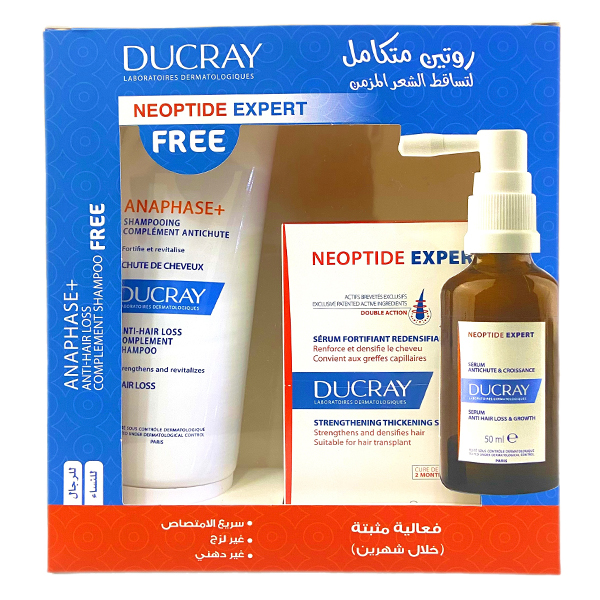 Ducray Neoptide Expert Serum With Anaphase Shampoo Free