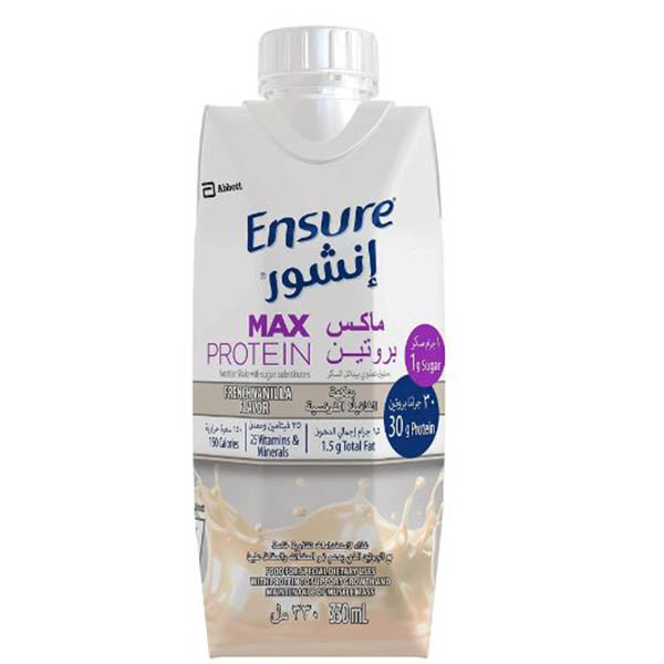 Ensure Max Protein Vanilla Flavour Protein Shake, 330ML