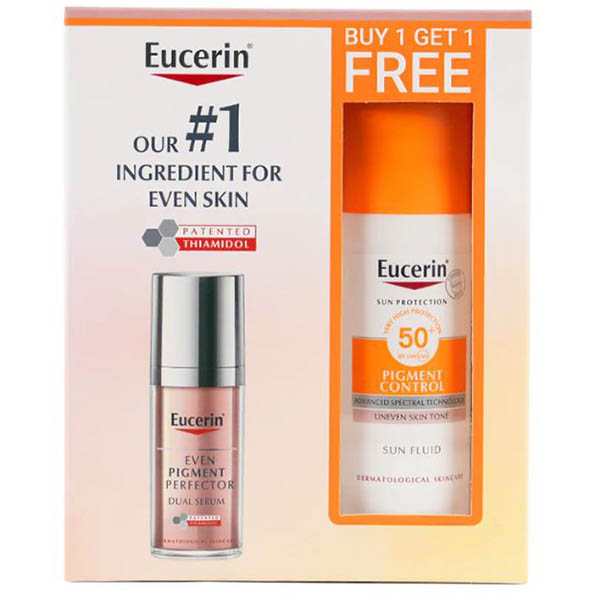 Eucerin Even Pigment Dual Serum 30ml + Pigment Sun Fluid 50ml Offer
