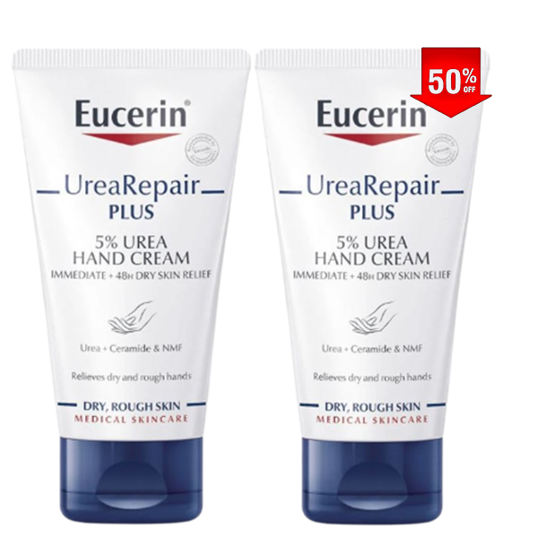 Eucerin Urea Repair Hand Cream 75Ml 2 Pieces Offer