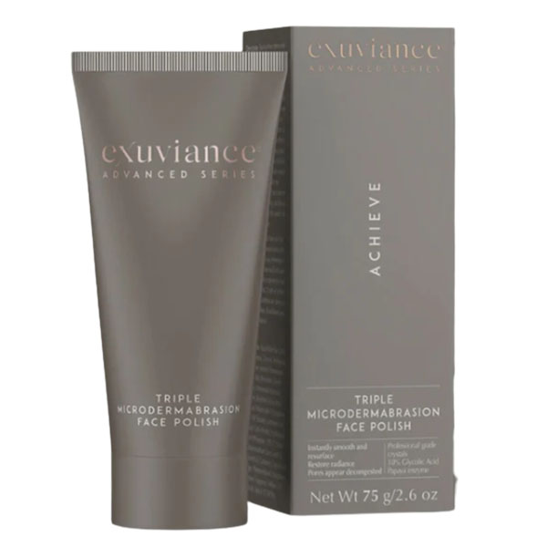 Exuviance Triple Microdermabrasion Face Polish Treatment 75G