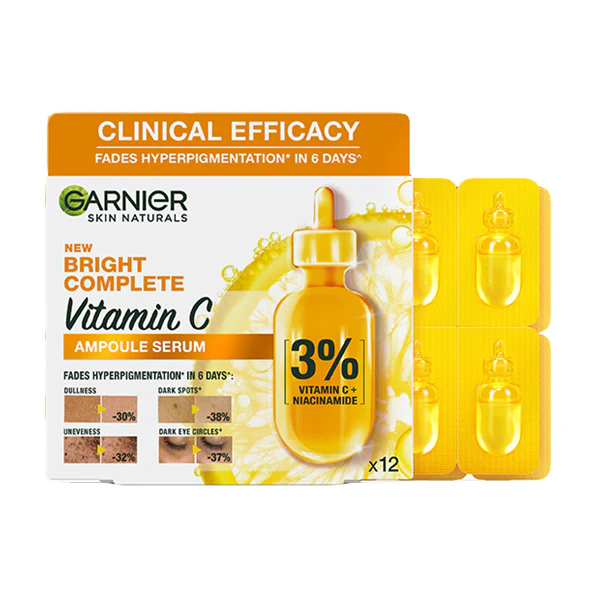 Garnier Bright Vitamin C Ampoule Serum Multipack 1.5ml X 12