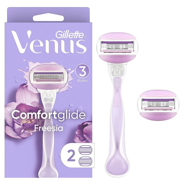 Gillette Venus Comfortglide Razor With 2 Refill Blades