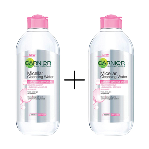 Garnier Micellar Cleansing Water 400Ml 2Pcs Offer