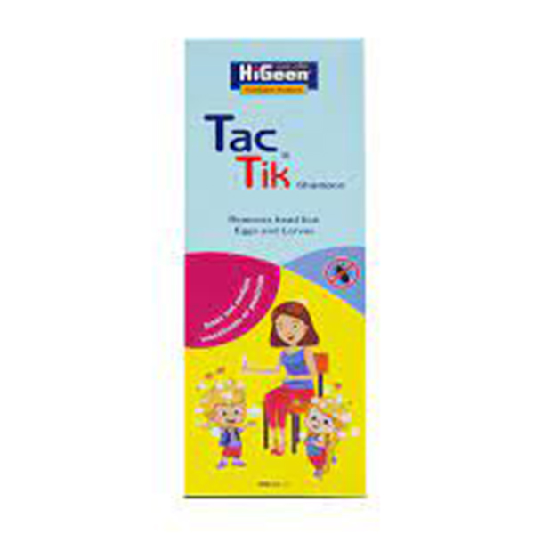 Higeen TacTik Anti Lice Shampoo 150ml + Comb Free