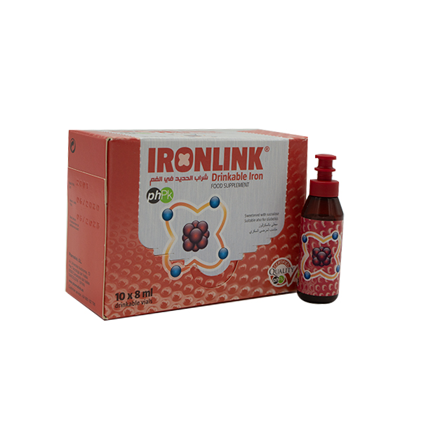 Iron Link, Adult Drinkable Iron 10 Ampules