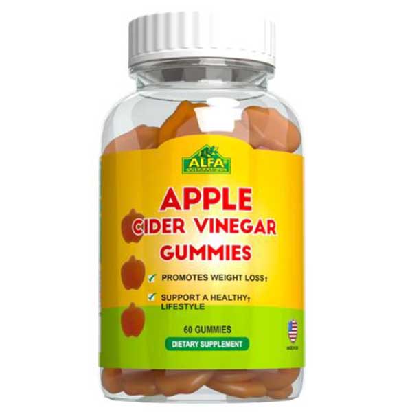 Alfa Vitamins Apple Cider Vinegar 60 Gummies