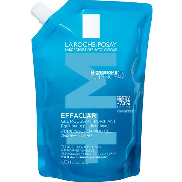 La Roche-Posay Effaclar Refill Pouch Cleansing Gel 400ML