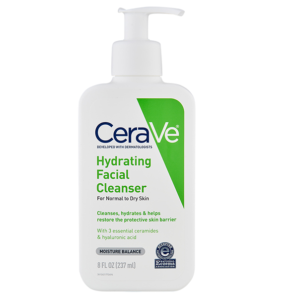 CeraVe Hydrating Facial Cleanser For Dry Skin 237ML