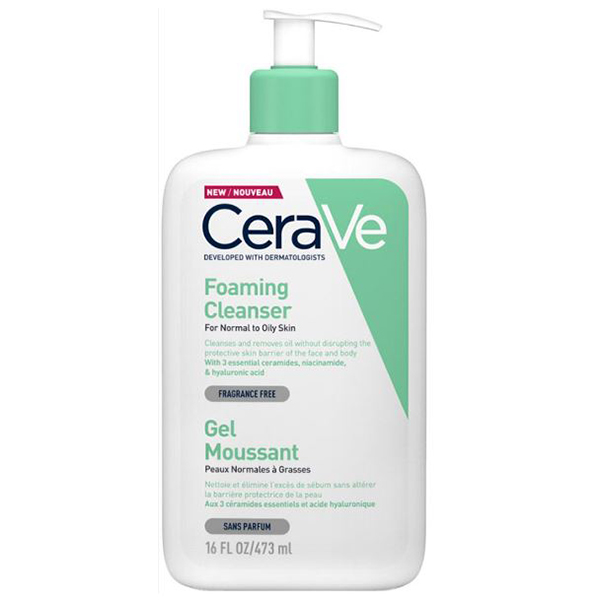 CeraVe Foaming Cleanser For Normal To Oily Skin 473ML