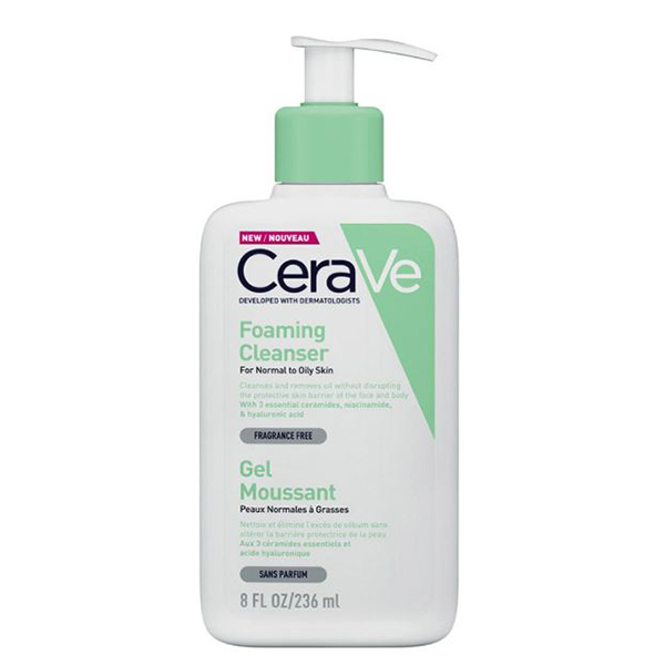 CeraVe Foaming Cleanser For Normal To Oily Skin 236ML