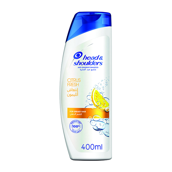 Head And Shoulders Citrus Fresh Shampoo For Greasy Hair 400Ml