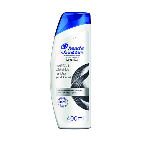Head And Shoulders Hairfall Defense Hair Shampoo For Men 400Ml