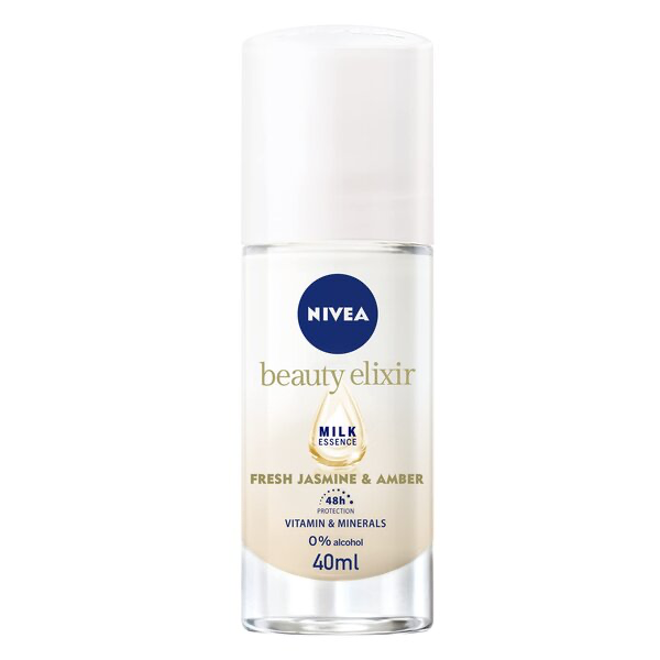 Nivea Beauty Elixir Jasmine & Amber Roll On 40ML
