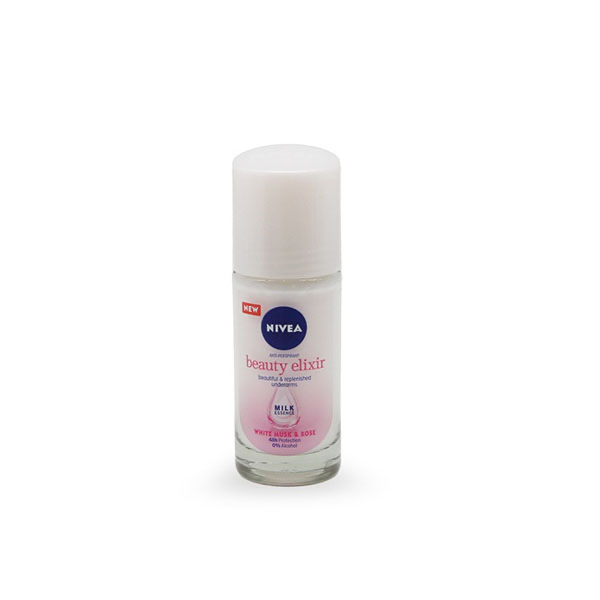 Nivea Beauty Elixir White Musk & Rose Roll On 40ML