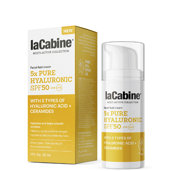Lacabine 5X Pure Hyaluronic Cream Spf50, 30Ml