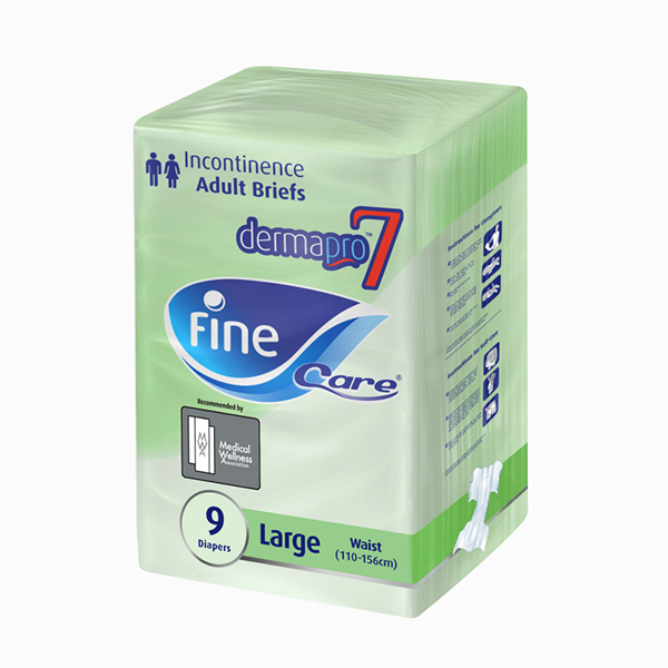 Fine Care Incontinence Unisex Briefs, Large 110-156 Cm 9 Diaper