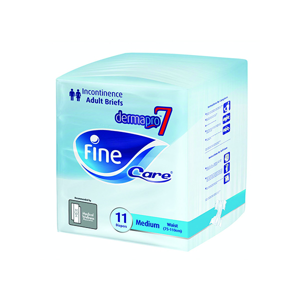 Fine Care Incontinence Unisex Briefs, Medium 75-110 Cm 11 Diaper