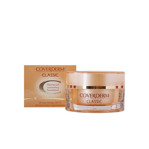 Coverderm Classic Waterproof Concealing Foundation Spf30 NO (1) 15Ml