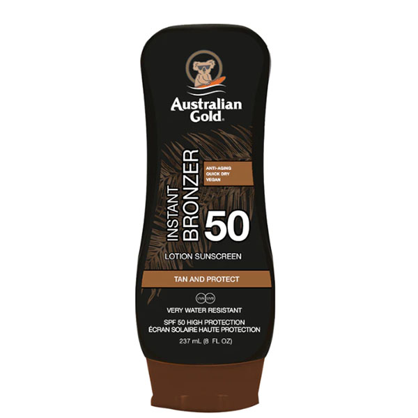 Australian Gold Bronzer Lotion Spf50, 237Ml