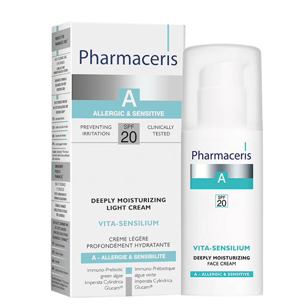 Pharmaceris Vita-Sensilium Deeply Moisturizing Light Cream Spf20, 50ML..