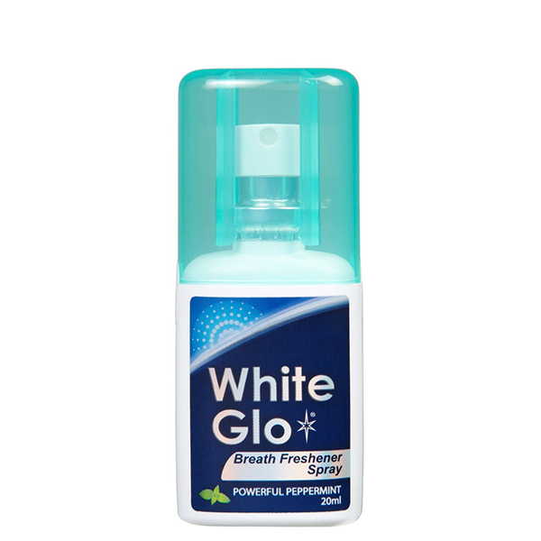 White Glo Breath Freshener Spray Papermint 20Ml