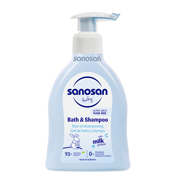 Sanosan Baby Bath & Shampoo 200Ml