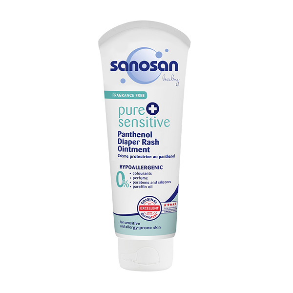 Sanosan Baby Diaper Rash (Panthenol Ointment) Tube 100Ml