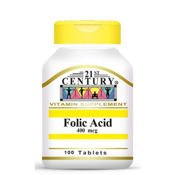 21St Century Folic Acid 400Mg 100Tab