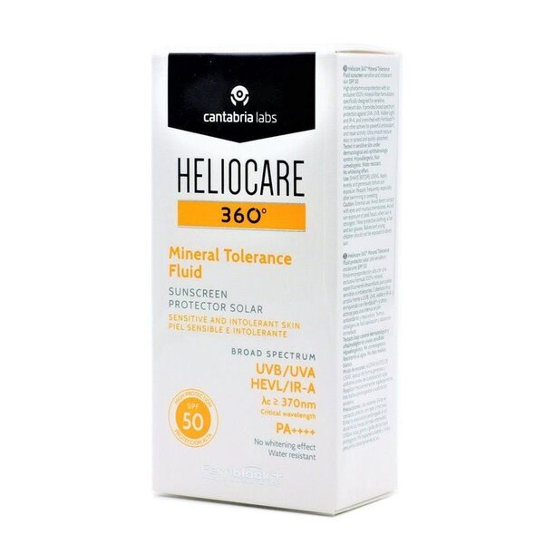 Heliocare Mineral Tolerance Fluid Sunscreen SPF50, 50Ml