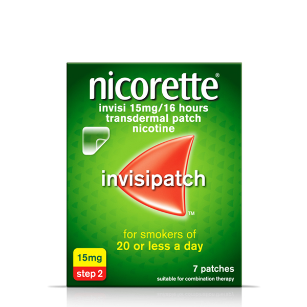 Nicorette Nicotine InvisiPatch 15Mg 7 Patches