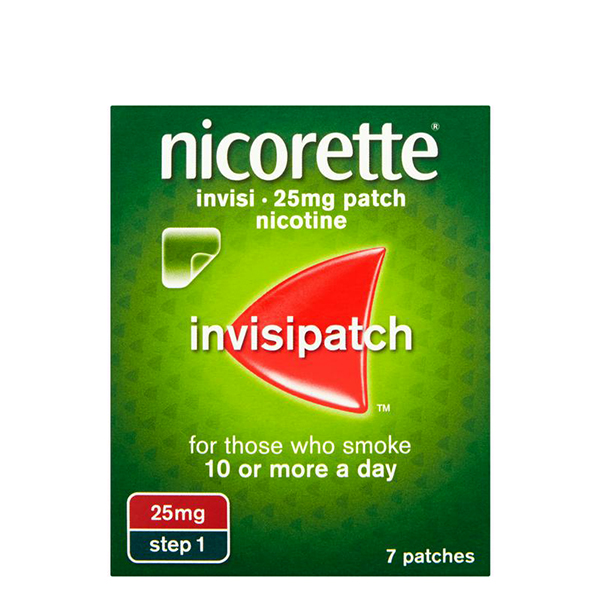 Nicorette Nicotine InvisiPatch 25Mg 7 Patches