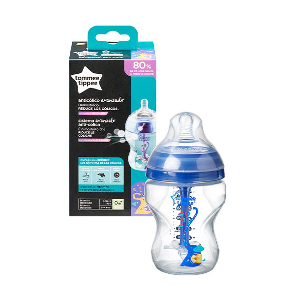 Tommee Tippee Advanced Anti Colic Bottle 0M+, 260Ml
