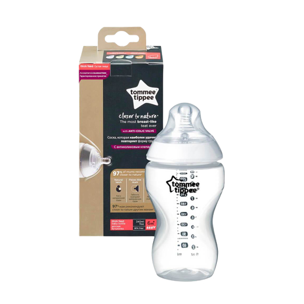 Tommee Tippee Closer To Natural Bottle 6M+, 340Ml
