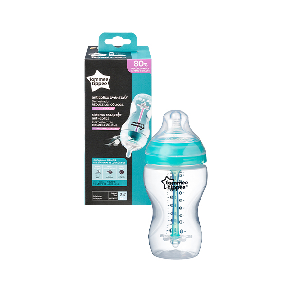 Tommee Tippee Feeding Bottle Green 3M+ 340Ml