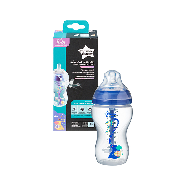 Tommee Tippee Advanced Anti Colic Bottle 3M+, 340Ml