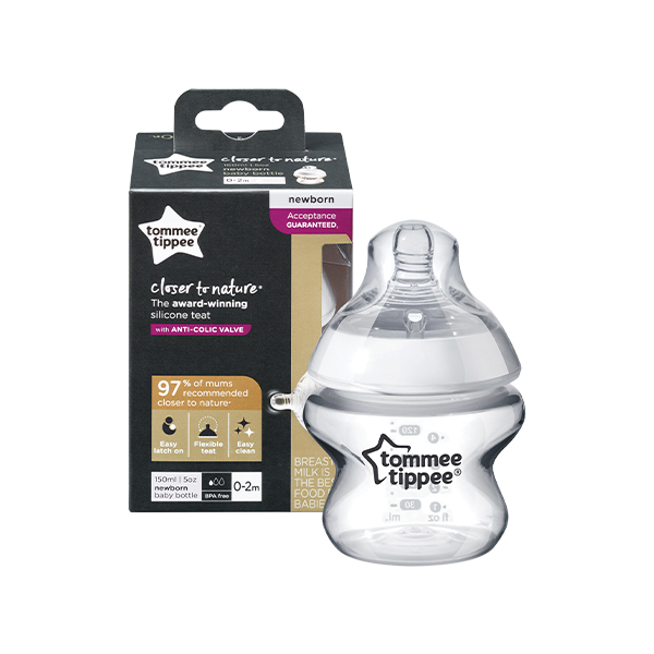 Tommee Tippee Closer To Natural Bottle 0M+, 150Ml