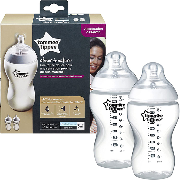 Tommee Tippee Feeding Bottle 340ML 2Pcs
