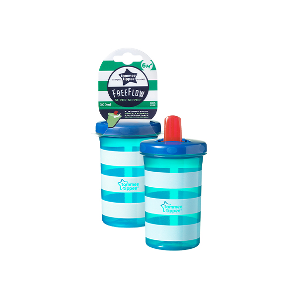 Tommee Tippee Free Flow Super Sipper Cup 6M+, 300Ml