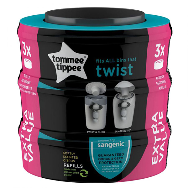 Tommee Tippee Twist 3Pcs Refill
