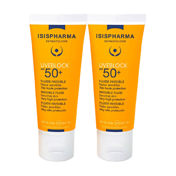 Isis Pharma Uveblock Fluid Spf50+ Duo Offer 2*40ml